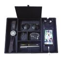 Bed Side Leather Table Organiser